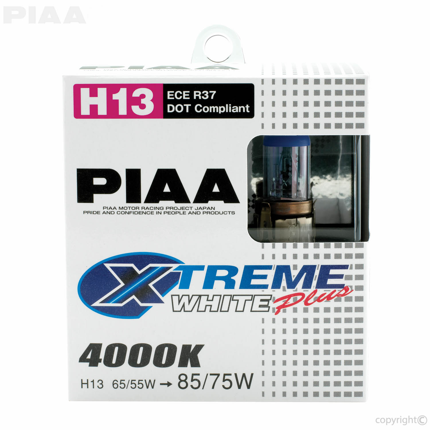 #19618 PIAA H13 Xtreme Extreme White Plus H-475E